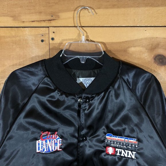 NEW Club Dance King Louie PRO FIT Union Tag Bomber Jacket Mens Size L TNN Snap - Picture 2 of 12